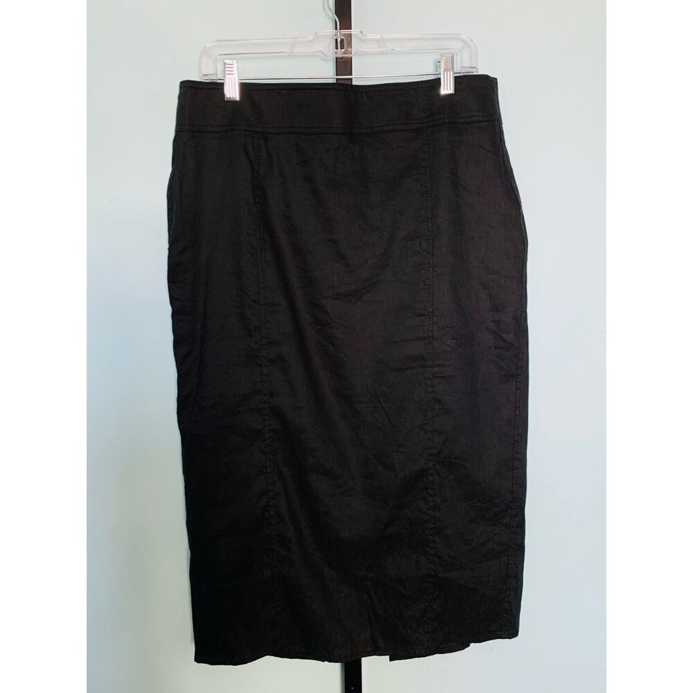 NWT J. Crew Black Midi Pencil Skirt - Picture 3 of 8